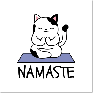 Yoga Cat Posters and Art